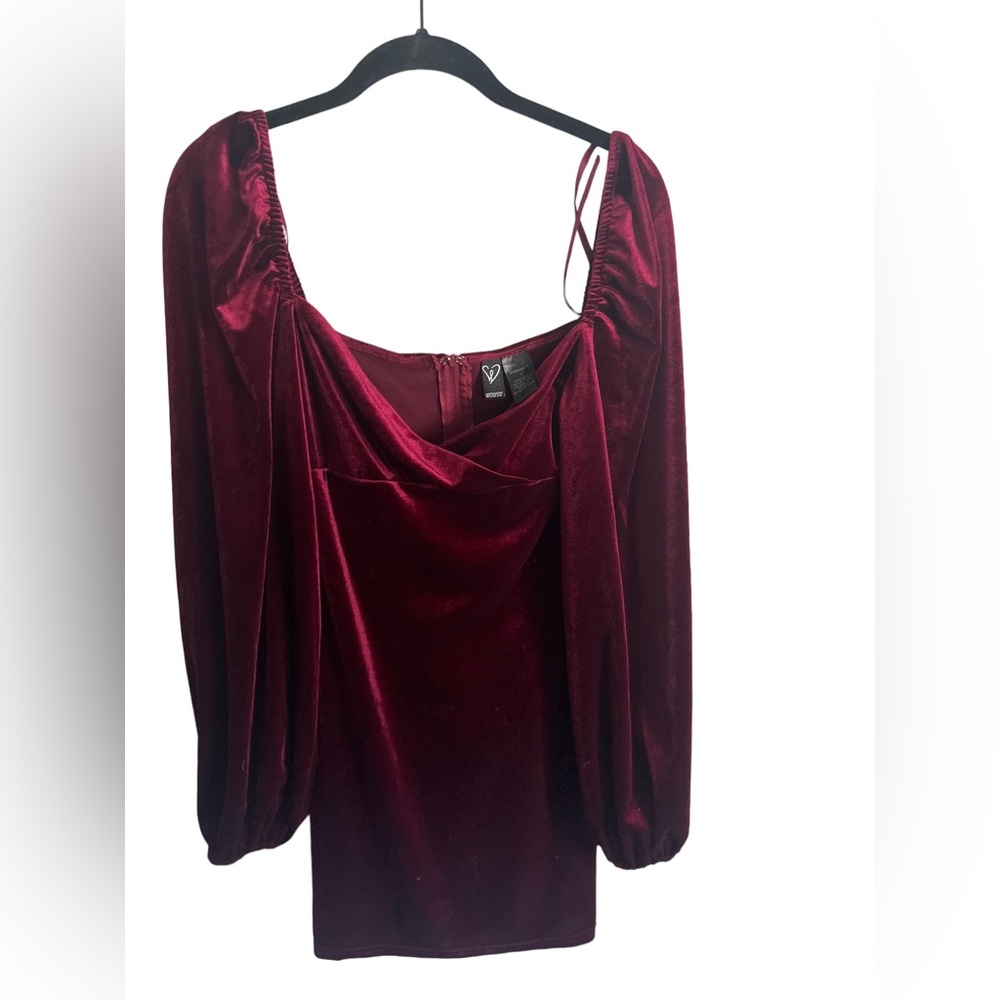 Red Velvet Windsor Dress